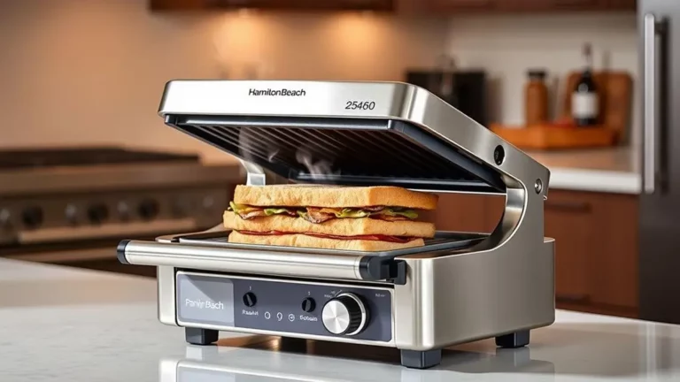 Hamilton Beach 25460 Panini Press Gourmet Sandwich Maker é boa?