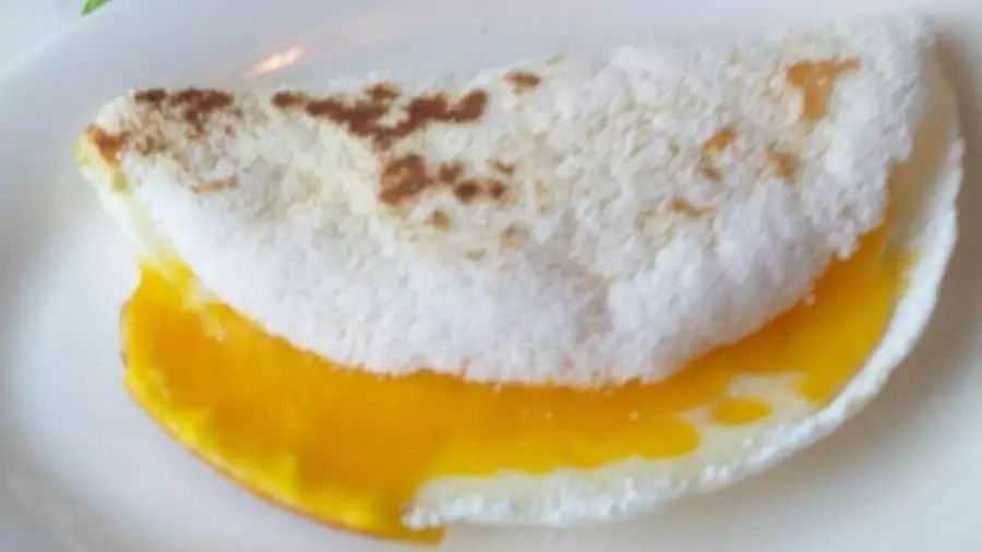 imagem de tapioca com ovo